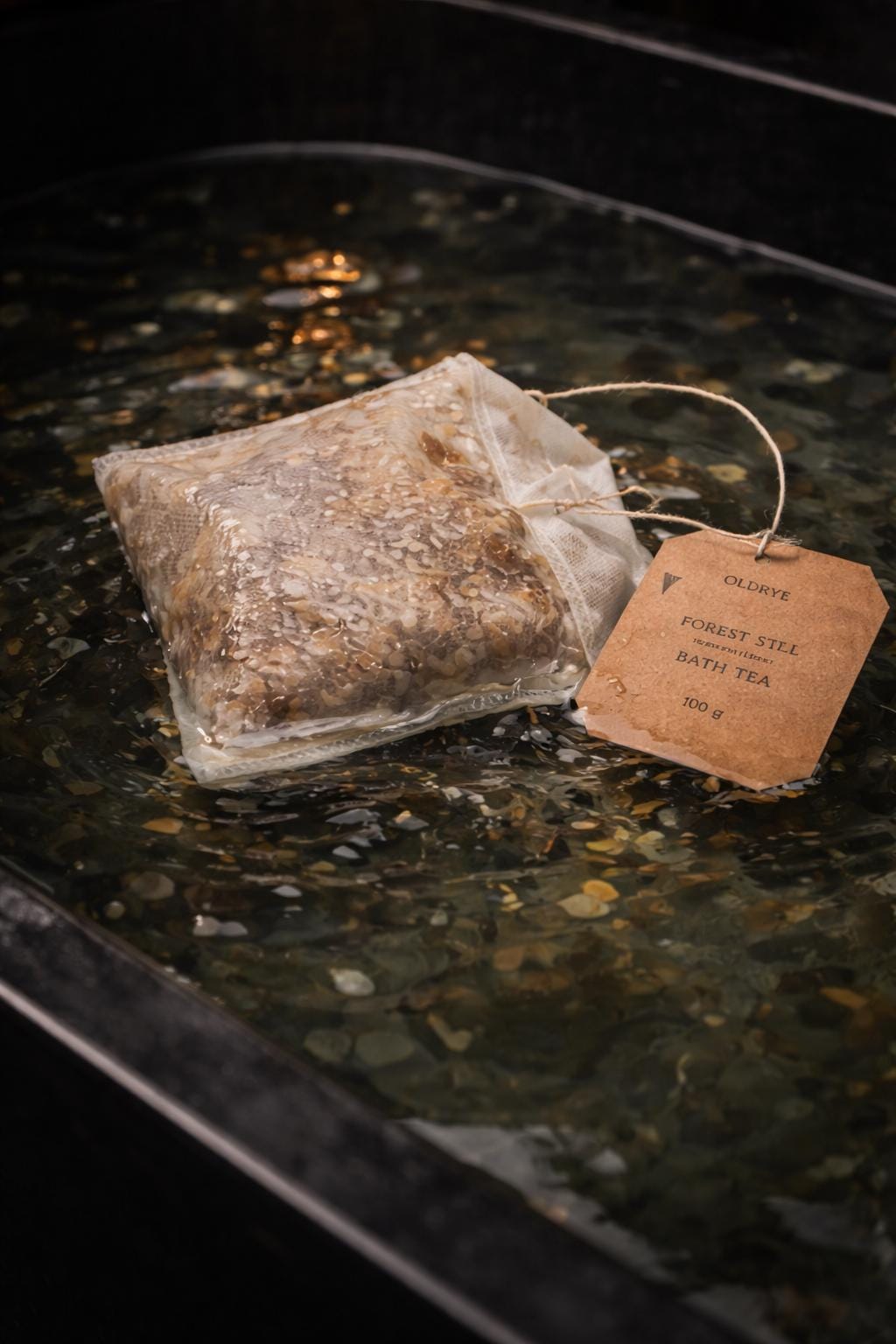 FOREST STILL Bath Tea · Handgemachter Bio Kräuter Badetee · Aromatherapie Kräuterbad · Nachhaltig & Natürlich · Waldkräuter · 100 g Wellness